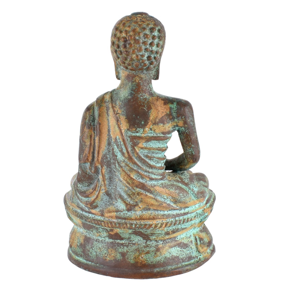 19th C. Chinese Bronze Seated Buddha Sculpture