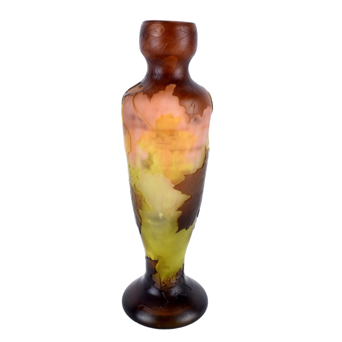 French Cameo Glass Vase