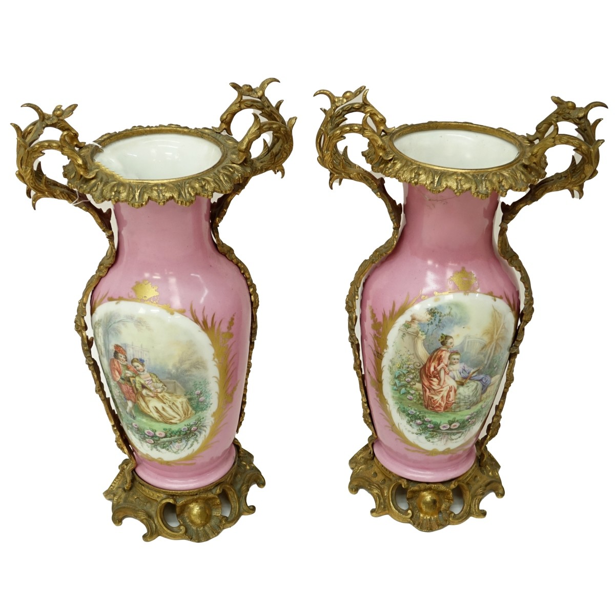 French Sevres Style Vases