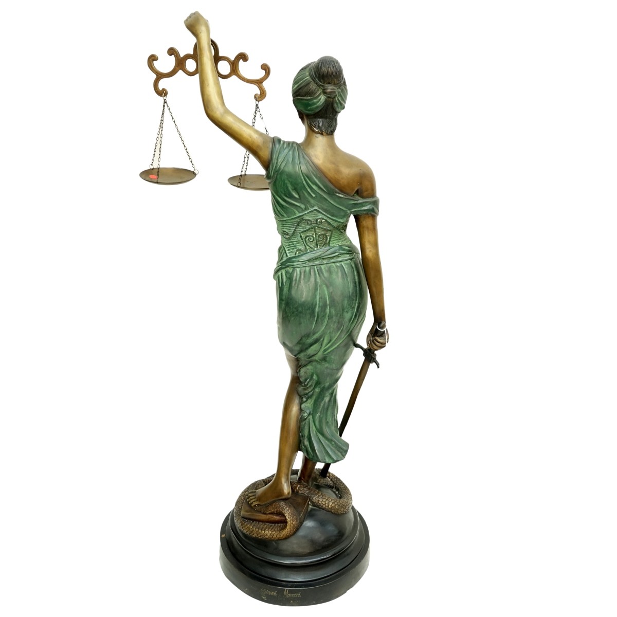 Gianni Mancini Lady Justice Bronze Sculpture