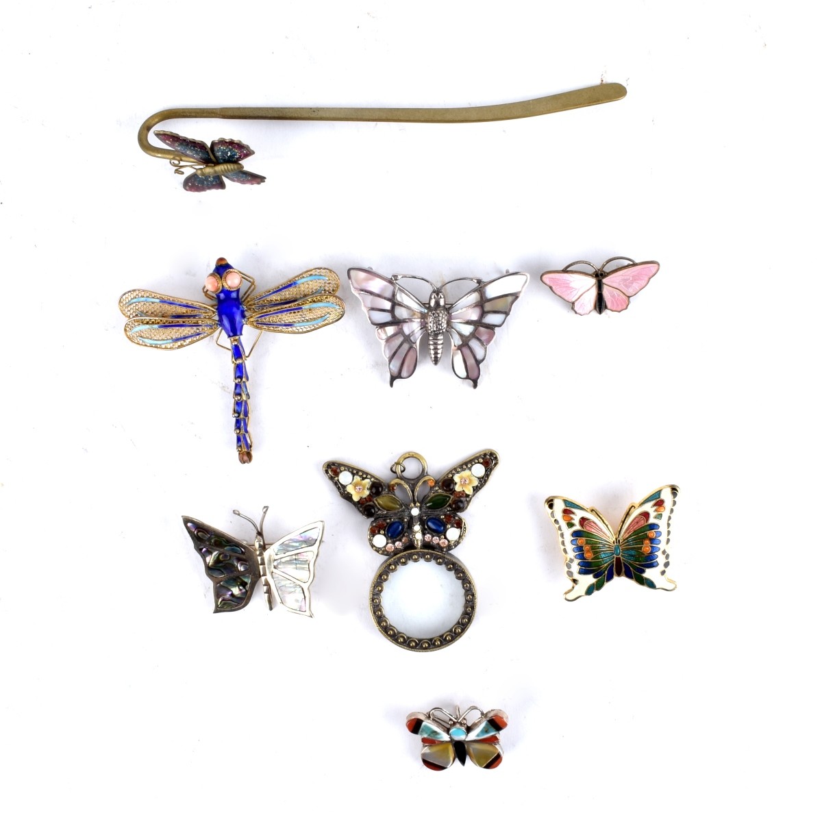 Collection of Eight Butterflies