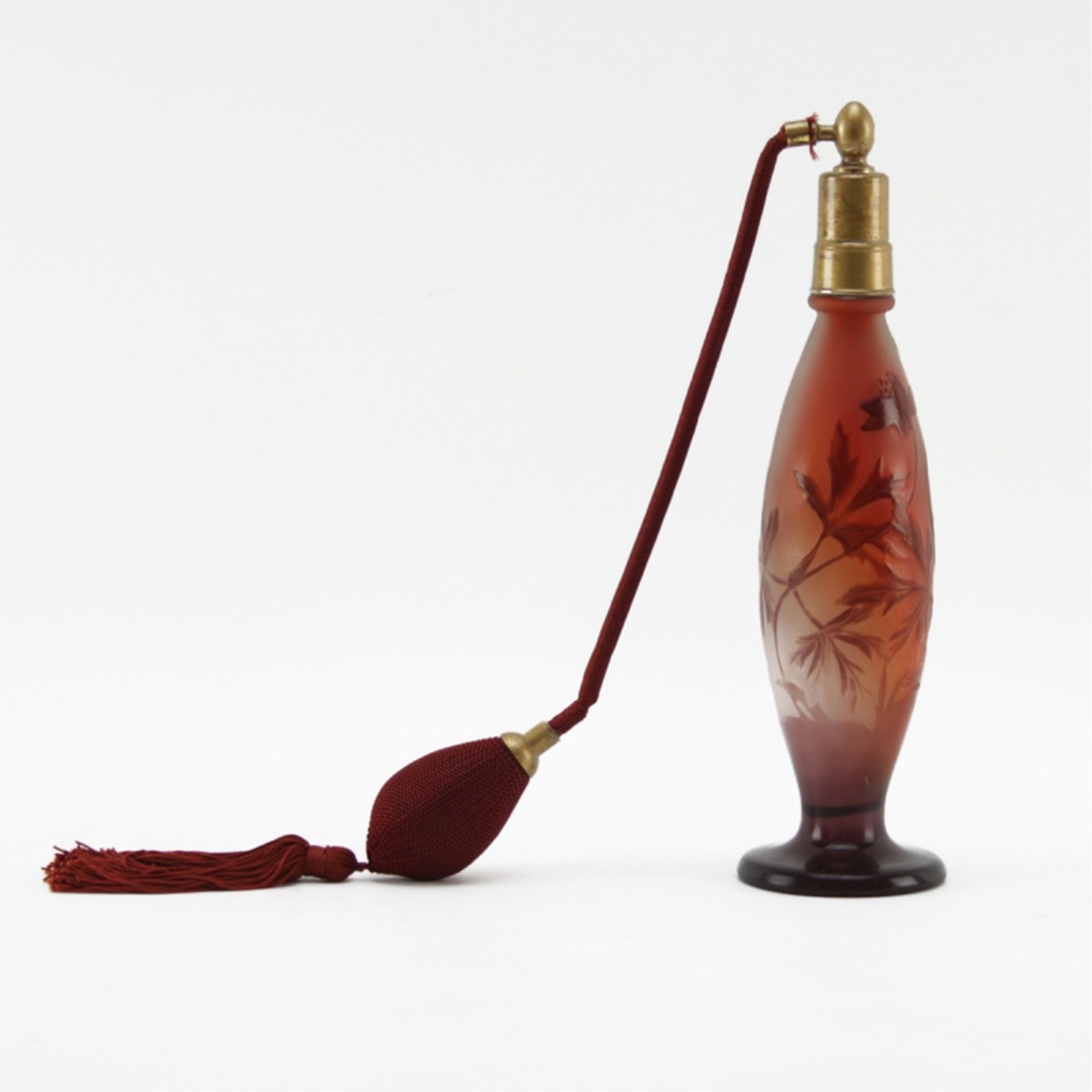 Galle Cameo Glass Perfume Atomizer