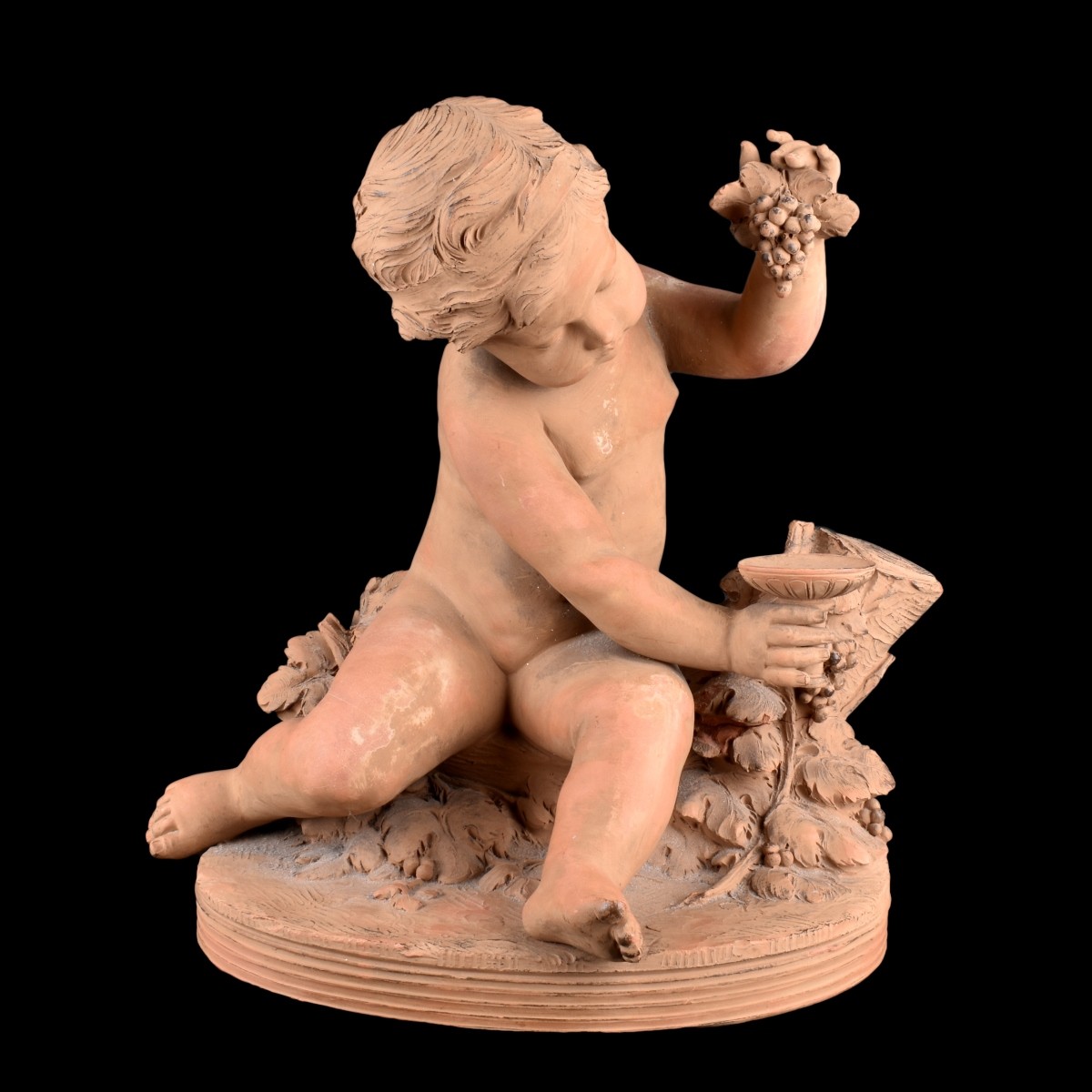 R. Roel (19/20th C) Terracotta Sculpture