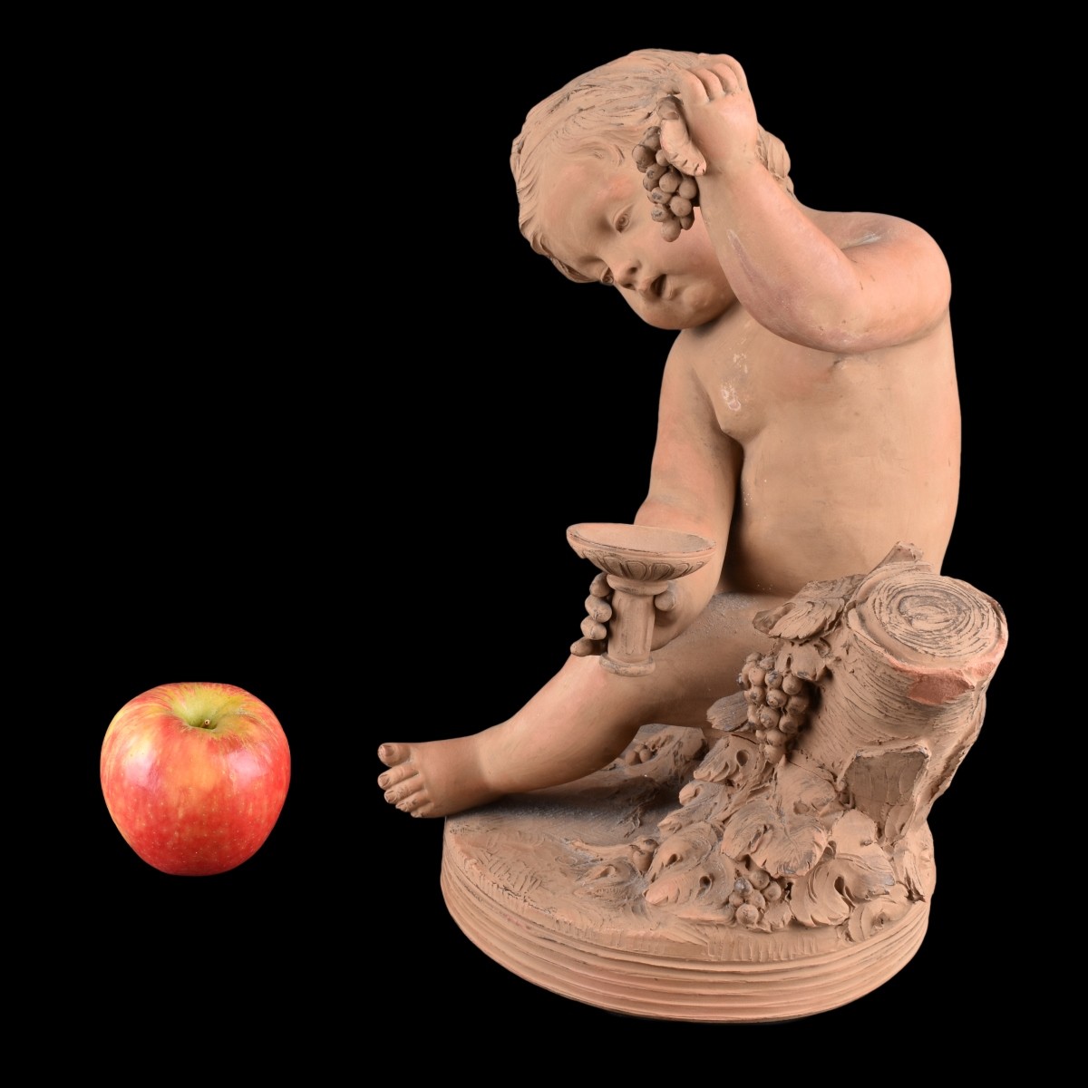 R. Roel (19/20th C) Terracotta Sculpture