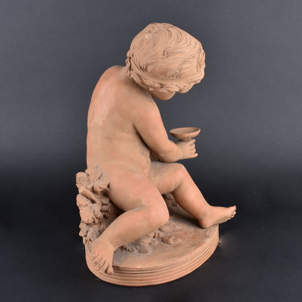 R. Roel (19/20th C) Terracotta Sculpture