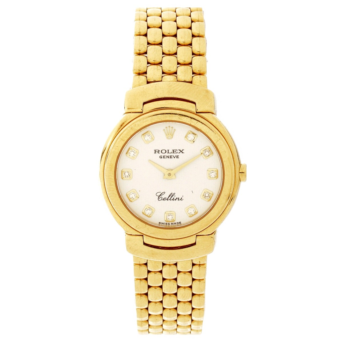 Lady's Rolex Cellini 18K Watch | Kodner Auctions