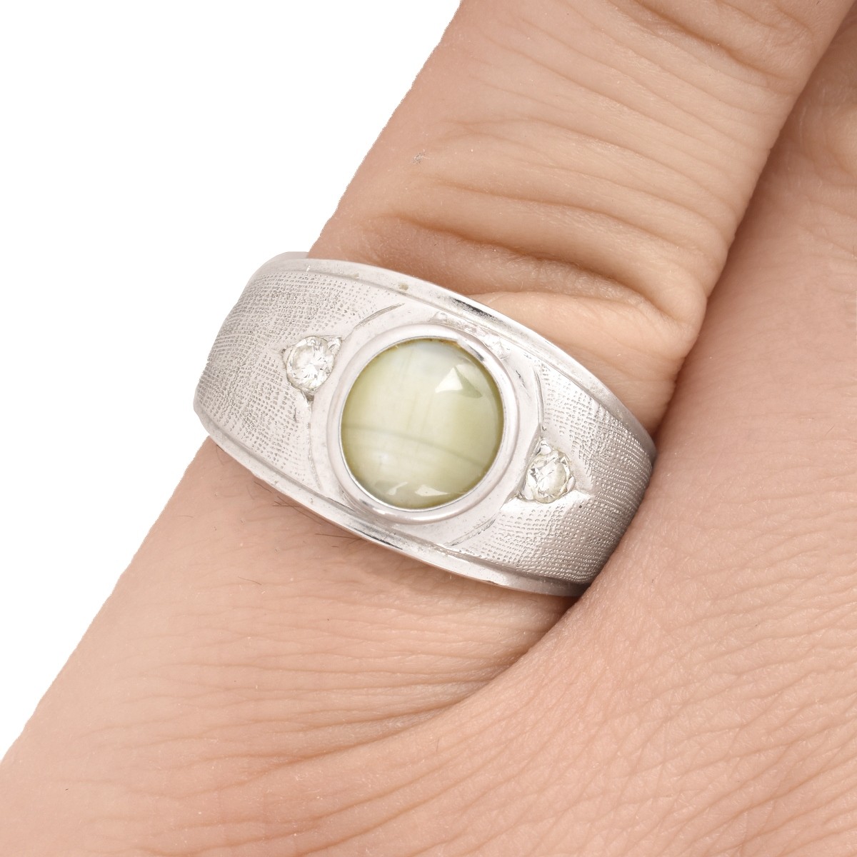 AGI 3.0 Chrysoberyl and 14K Ring