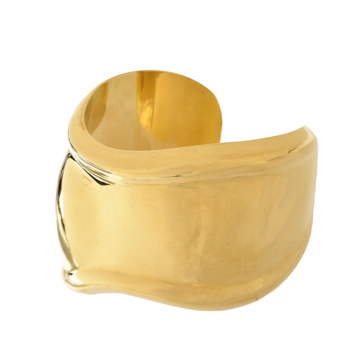 Elsa Paretti 18K Bone Cuff Bangle