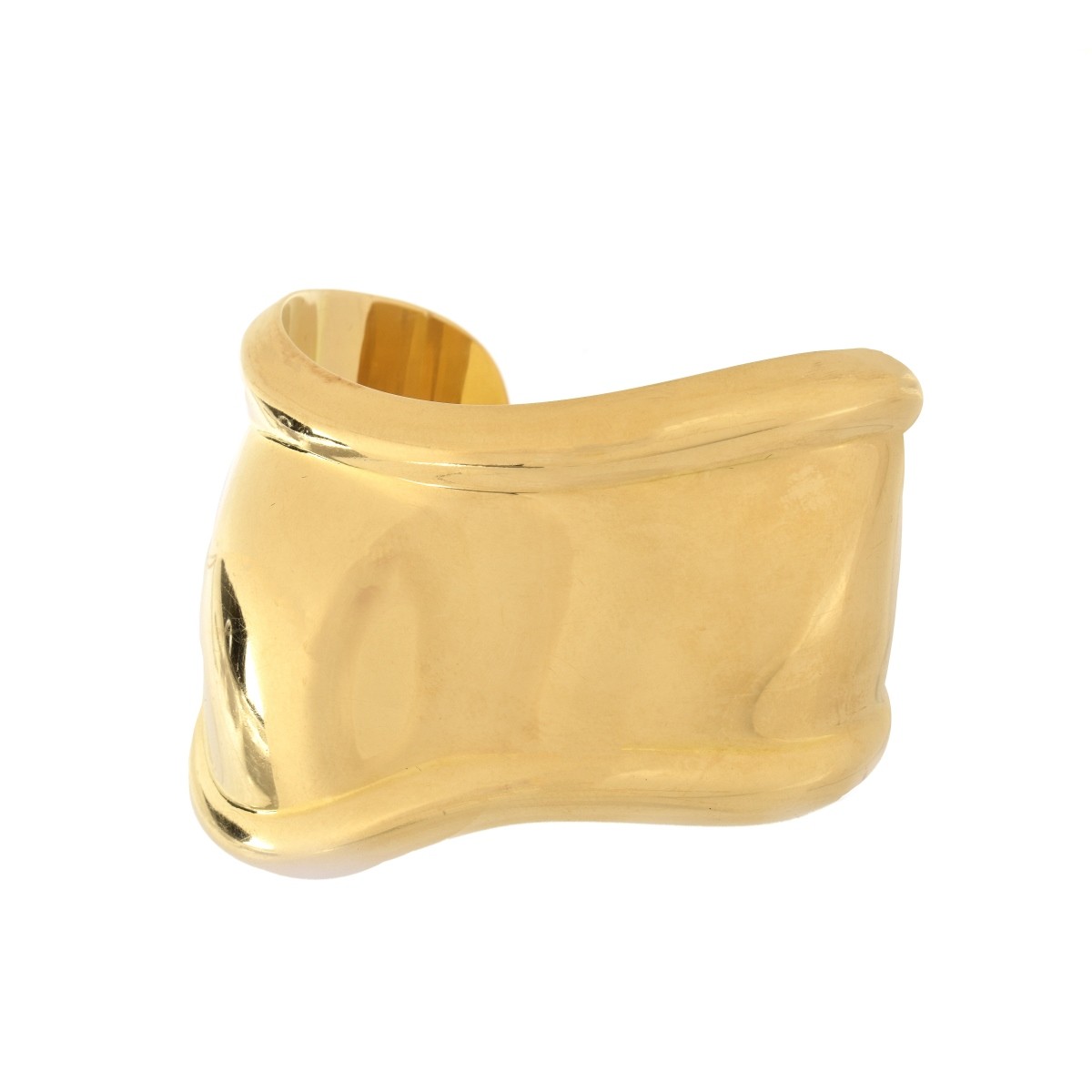 Elsa Paretti 18K Bone Cuff Bangle