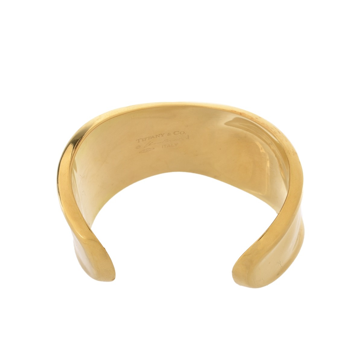 Elsa Paretti 18K Bone Cuff Bangle