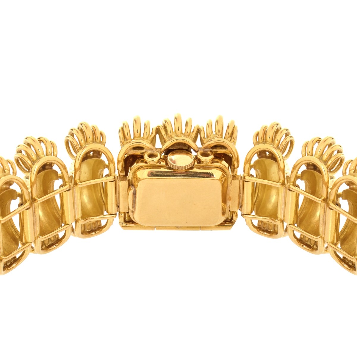 Rare David Webb / Rolex 18K Watch Bracelet