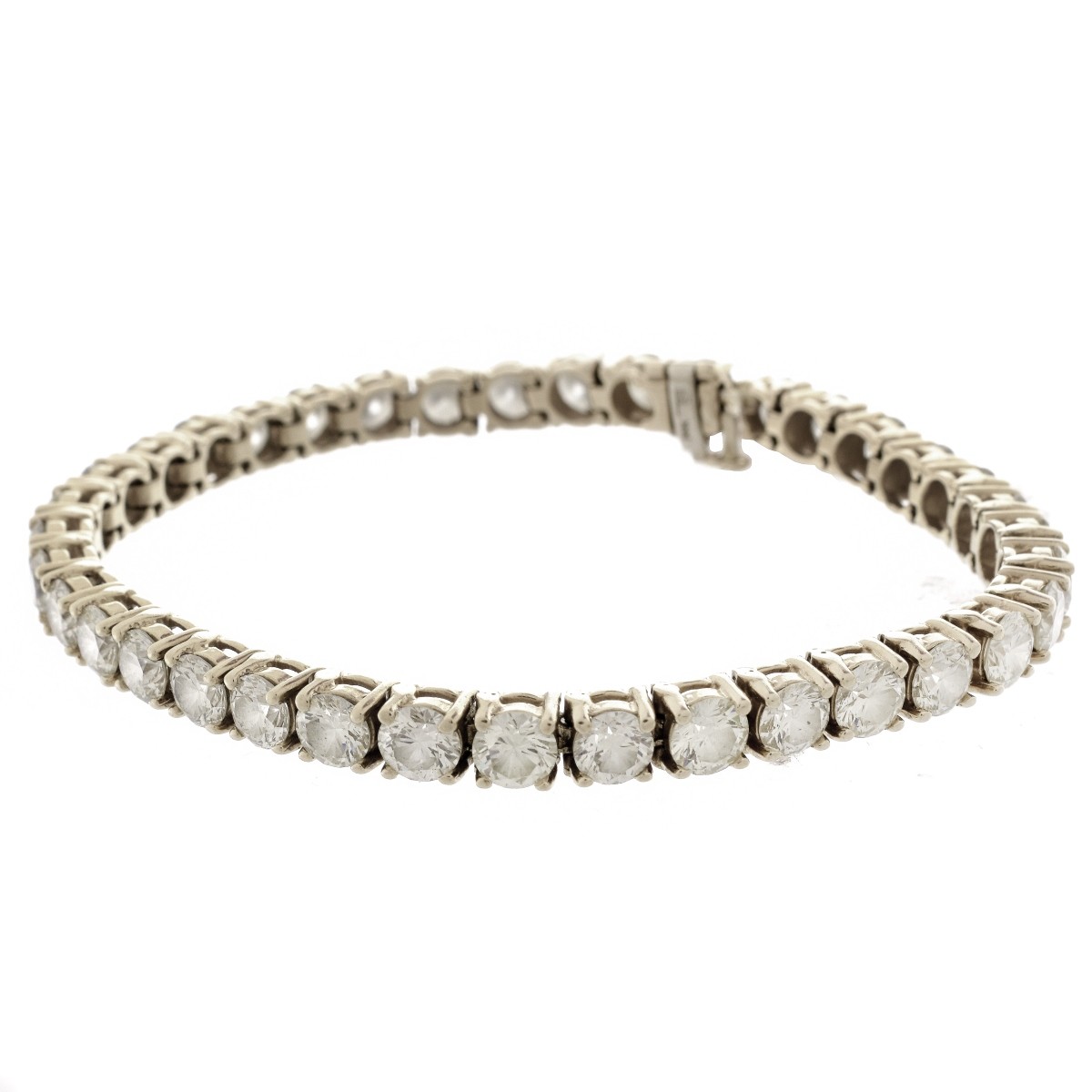 Diamond and 14K Tennis Bracelet