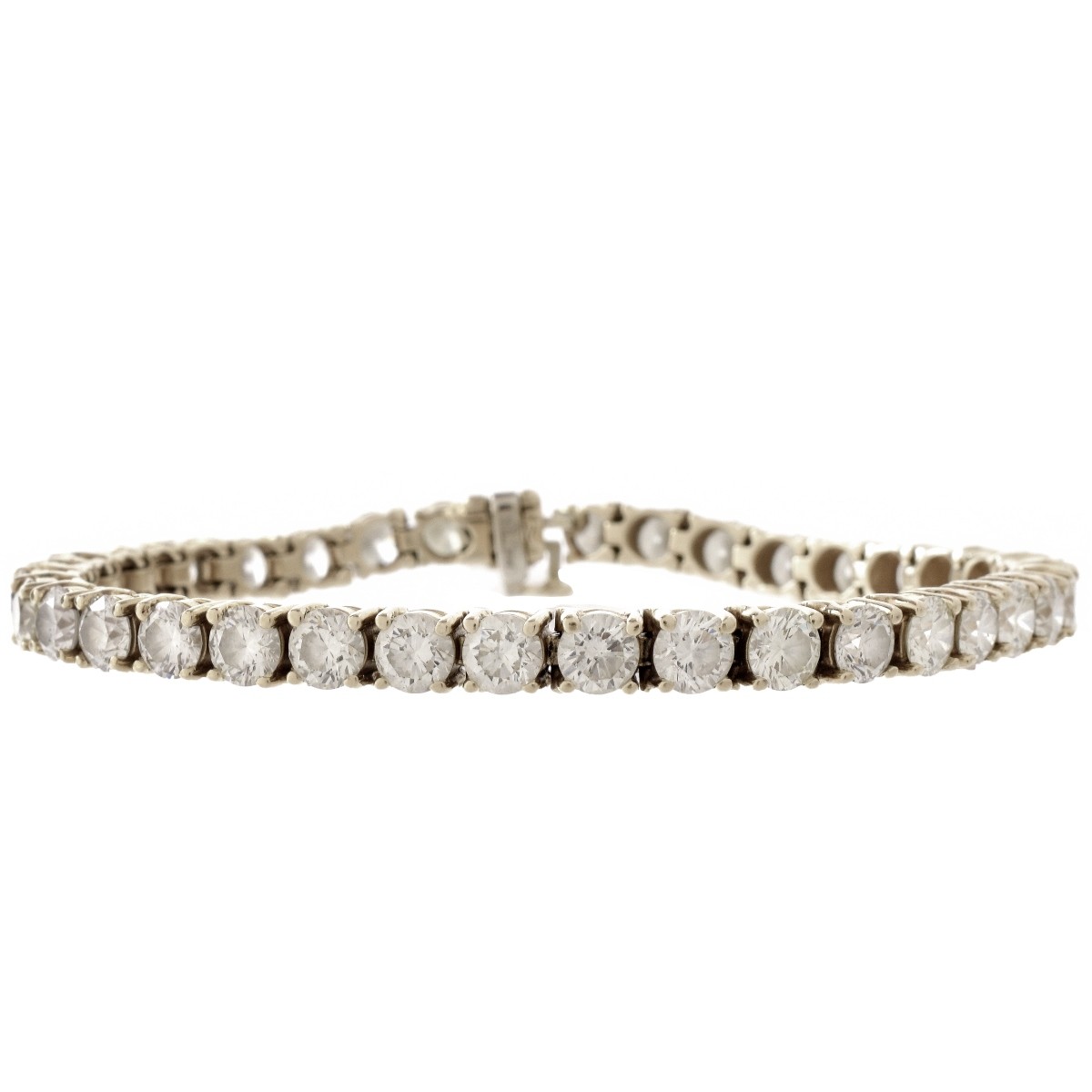 Diamond and 14K Tennis Bracelet