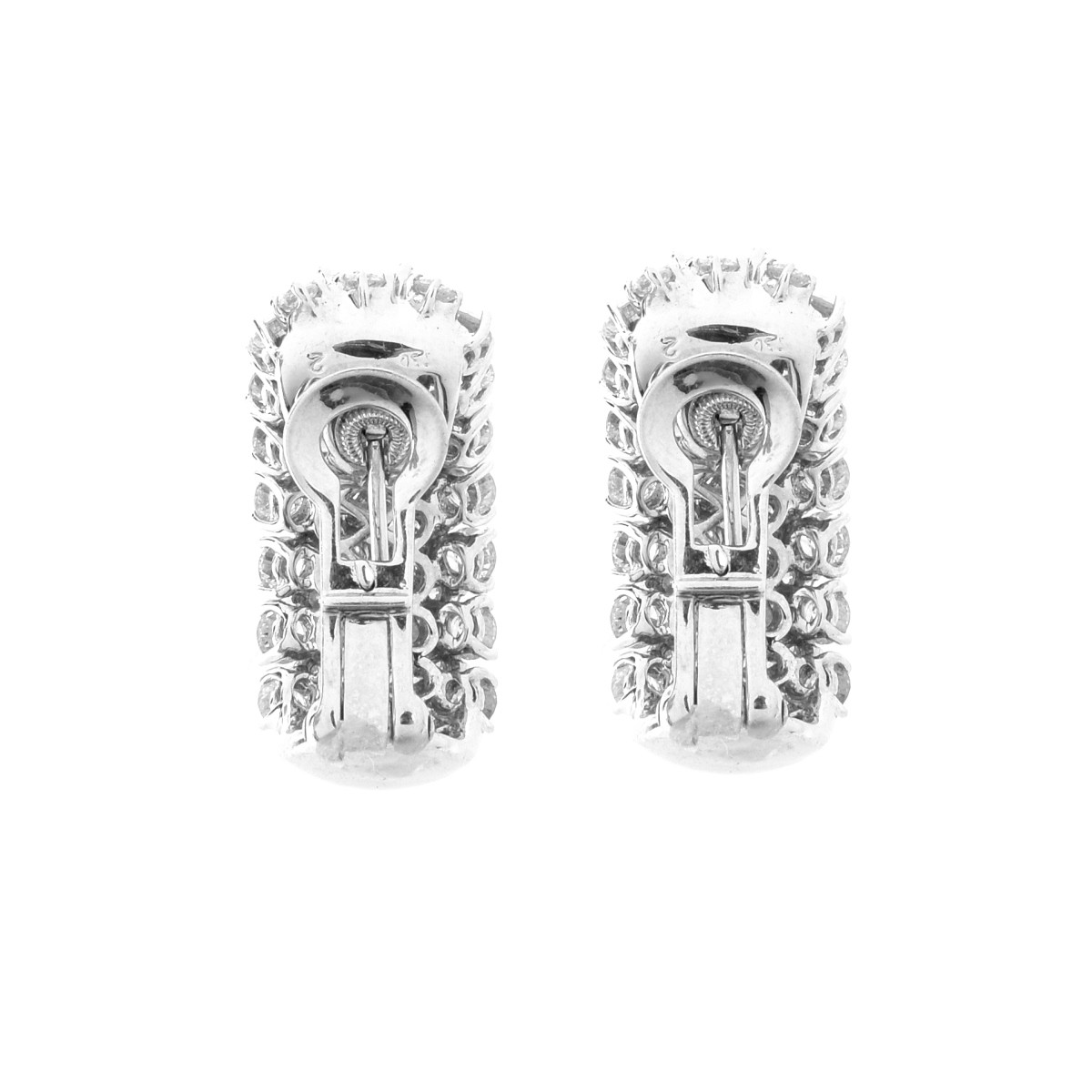 Diamond and 18K Earrings