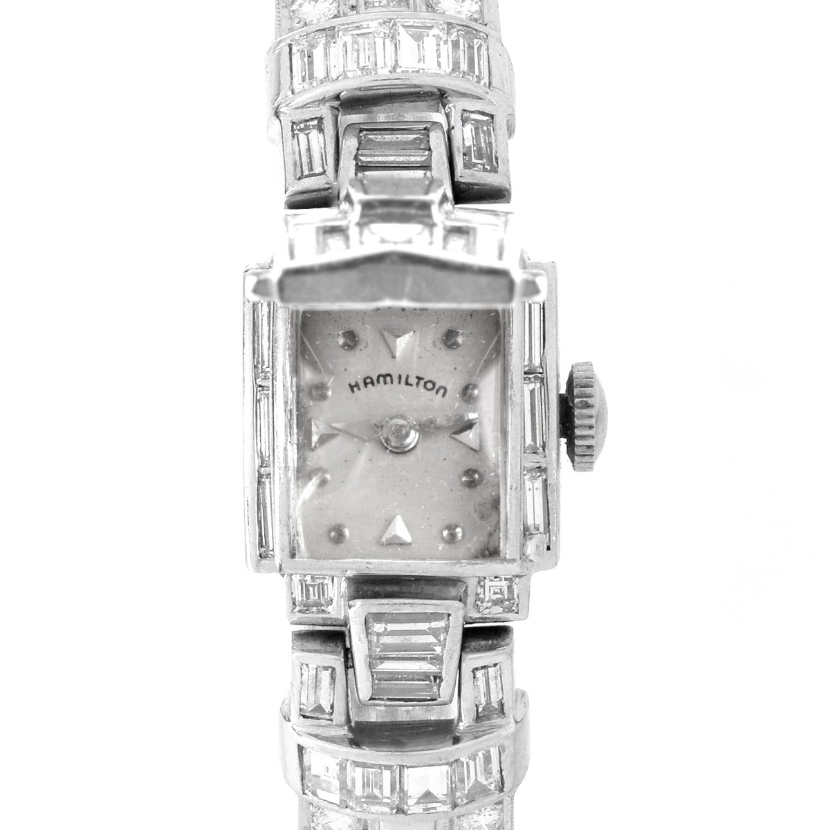 Vintage Hamilton Diamond and Platinum Watch