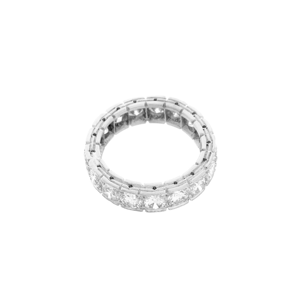 Diamond and Platinum Eternity Band