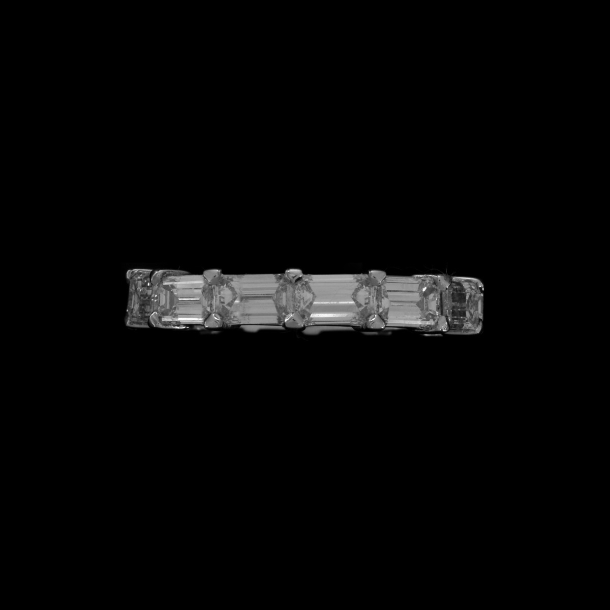 Diamond and Platinum Eternity Band