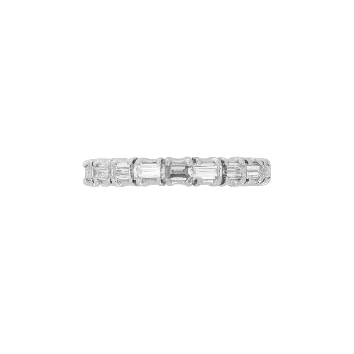 Diamond and Platinum Eternity Band