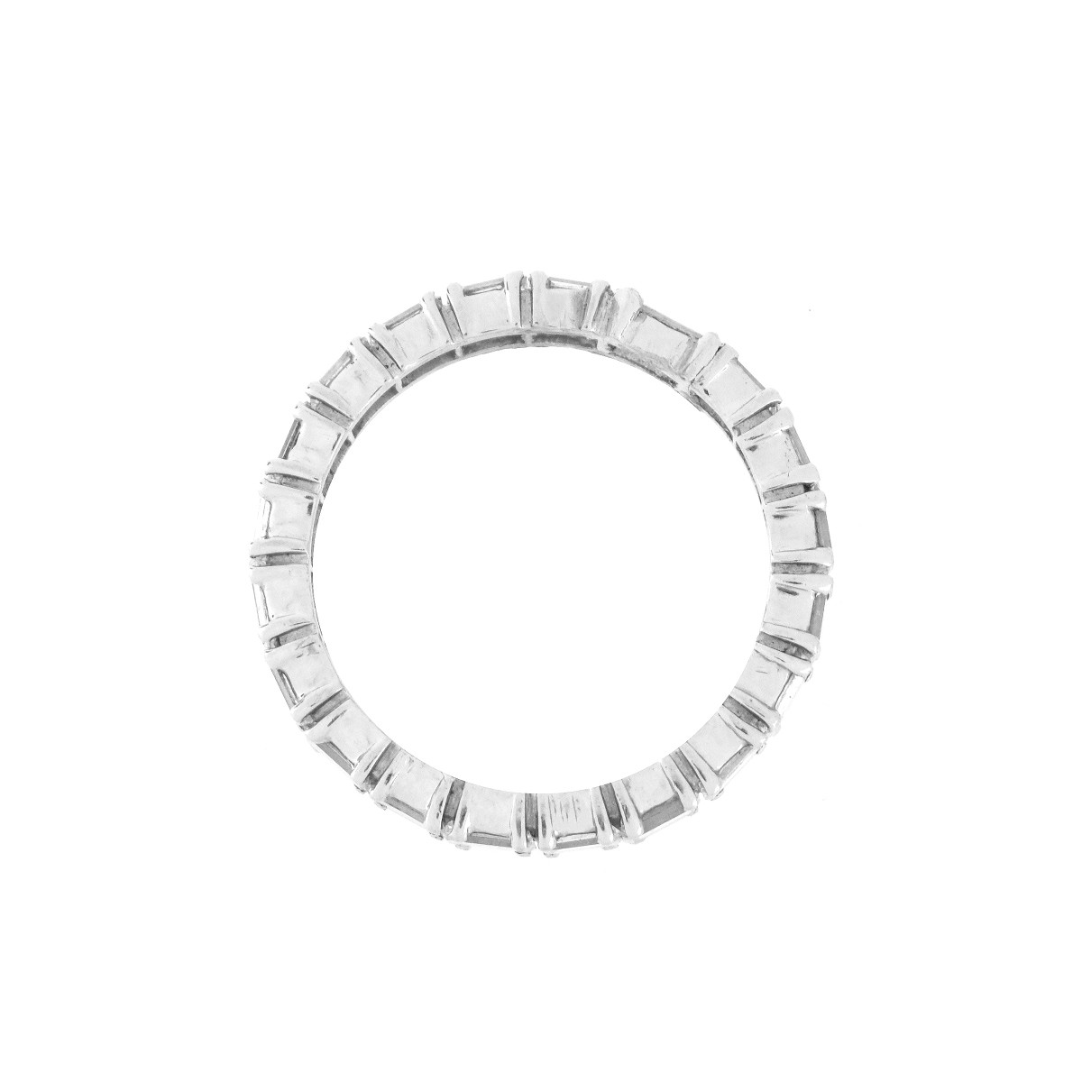 Diamond and Platinum Eternity Band