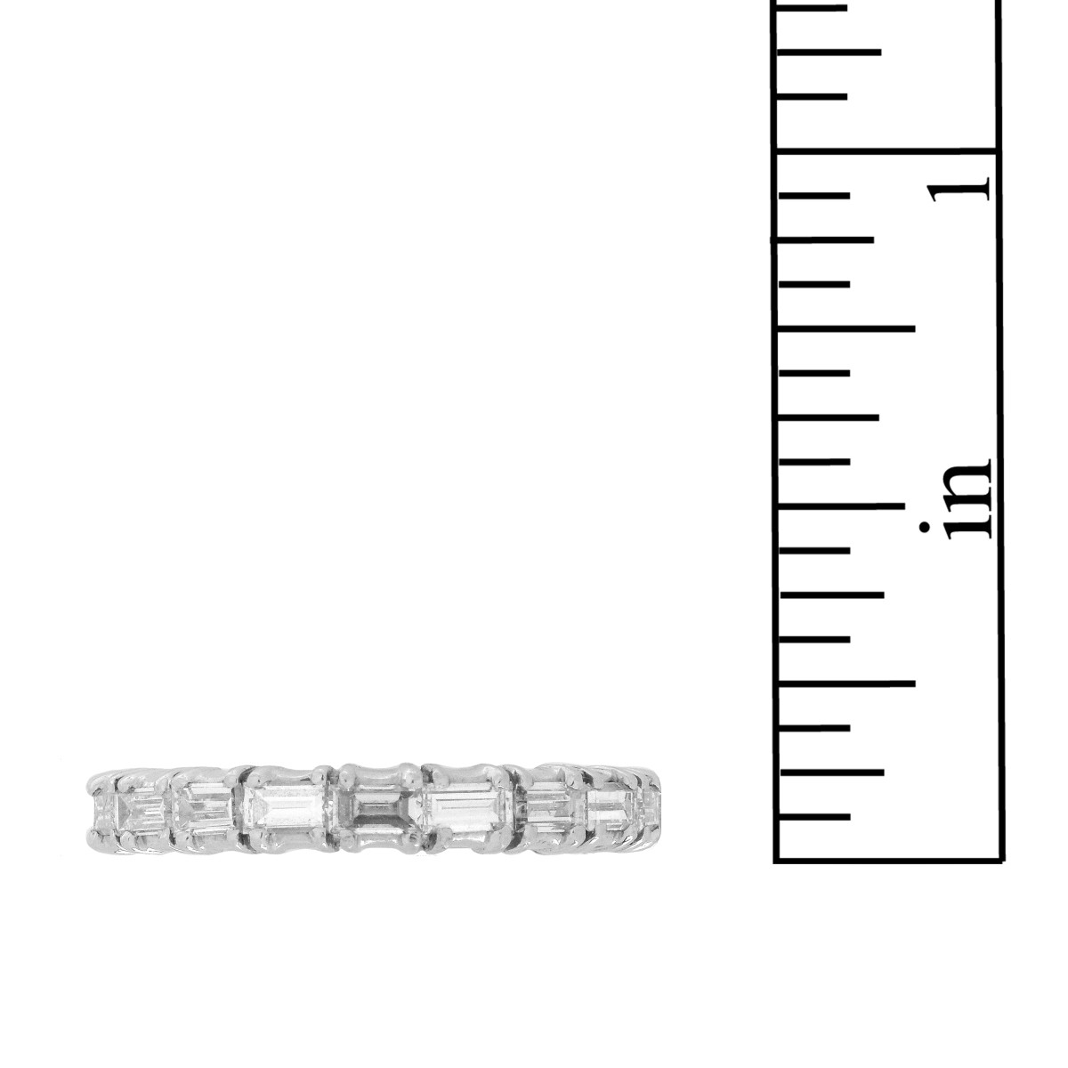 Diamond and Platinum Eternity Band