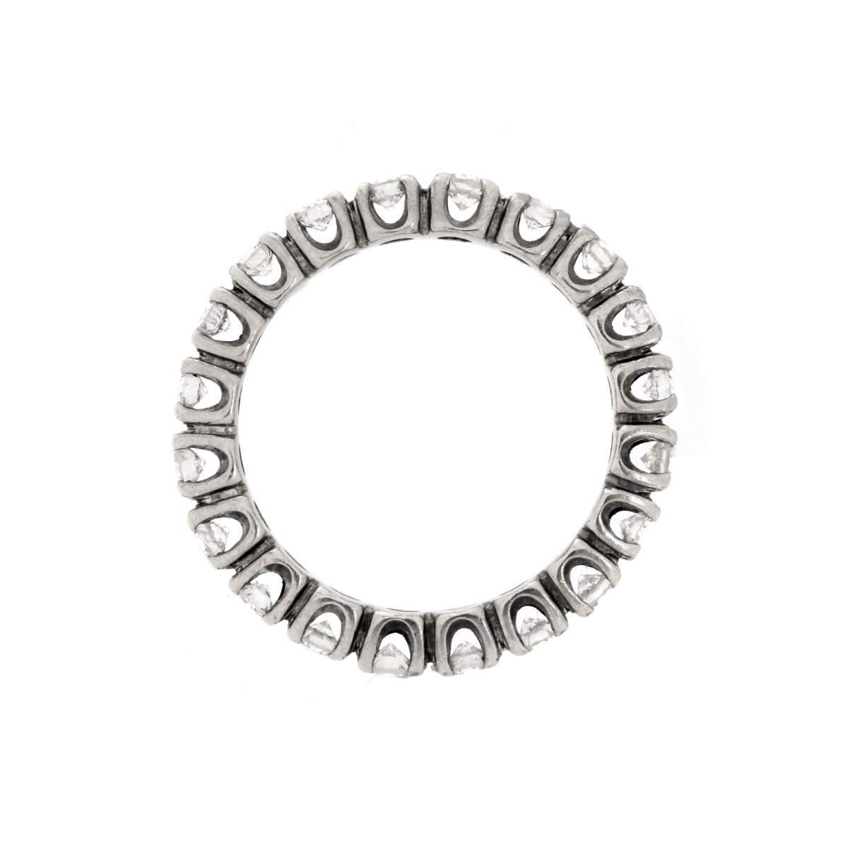 Diamond and 14K Eternity Band