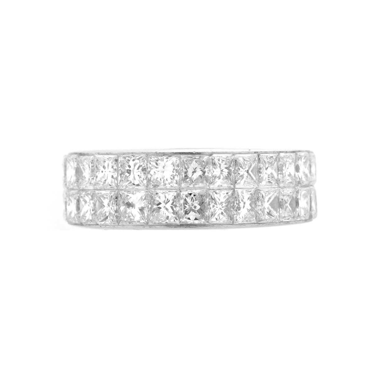 Diamond and Platinum Eternity Band