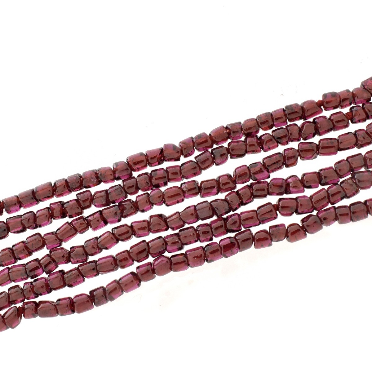 Garnet Bead and 14K Bracelet