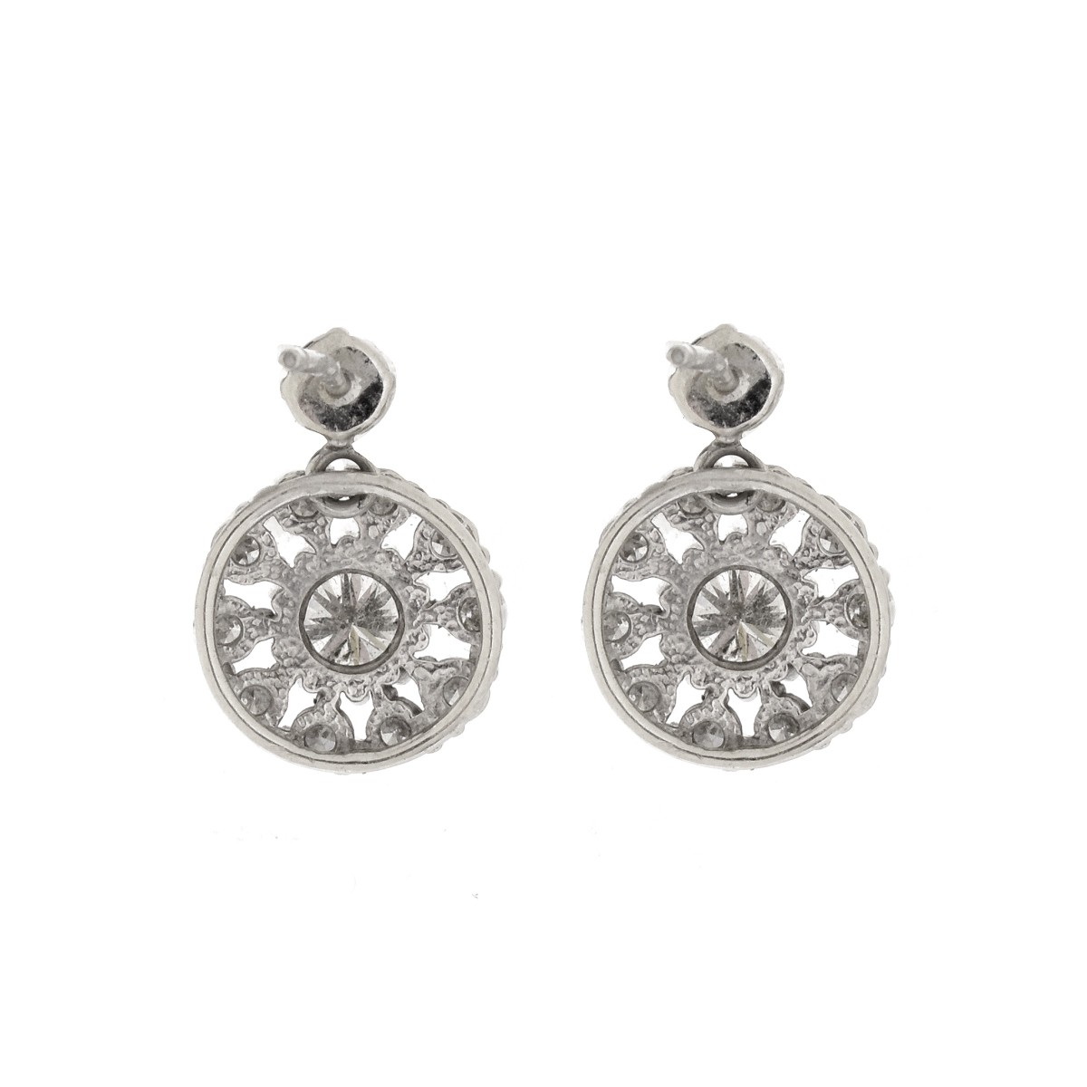 Vintage Diamond and 14K Earrings