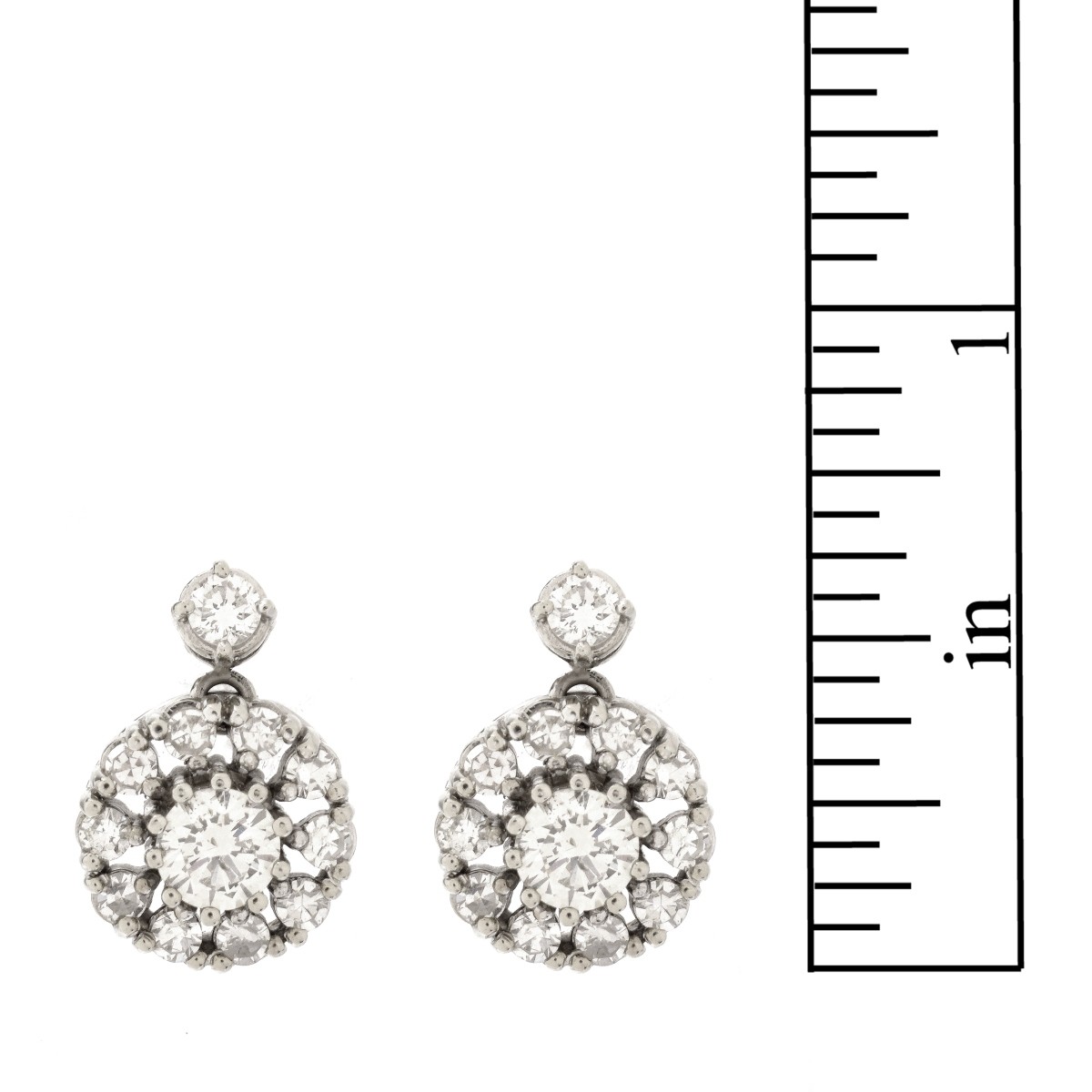 Vintage Diamond and 14K Earrings