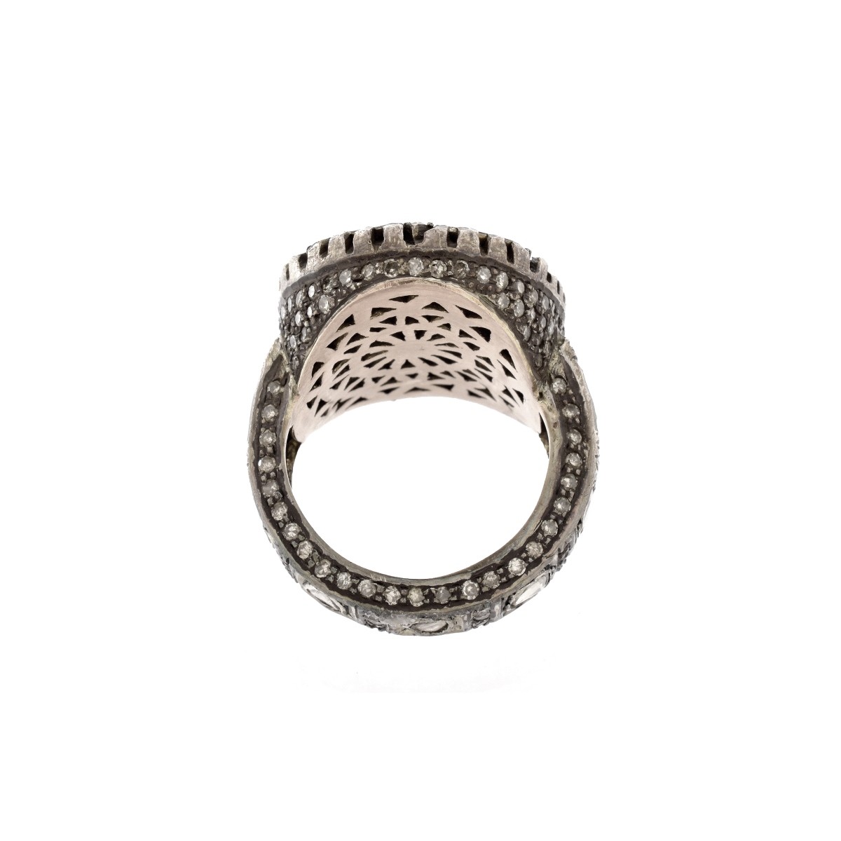 Antique Diamond and Silver Ring