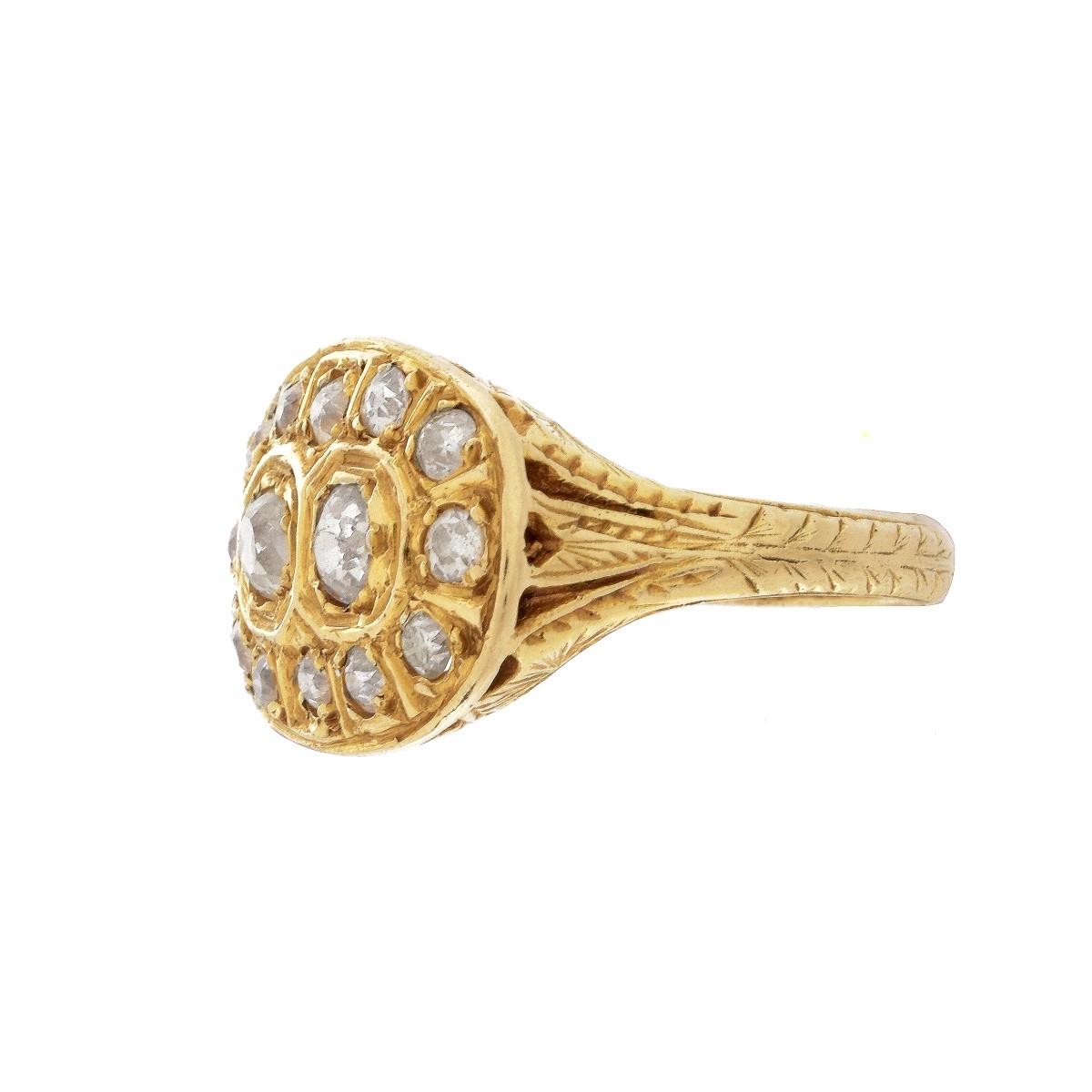 Antique Diamond and 14K Ring