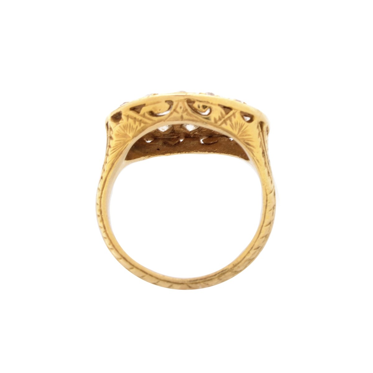 Antique Diamond and 14K Ring