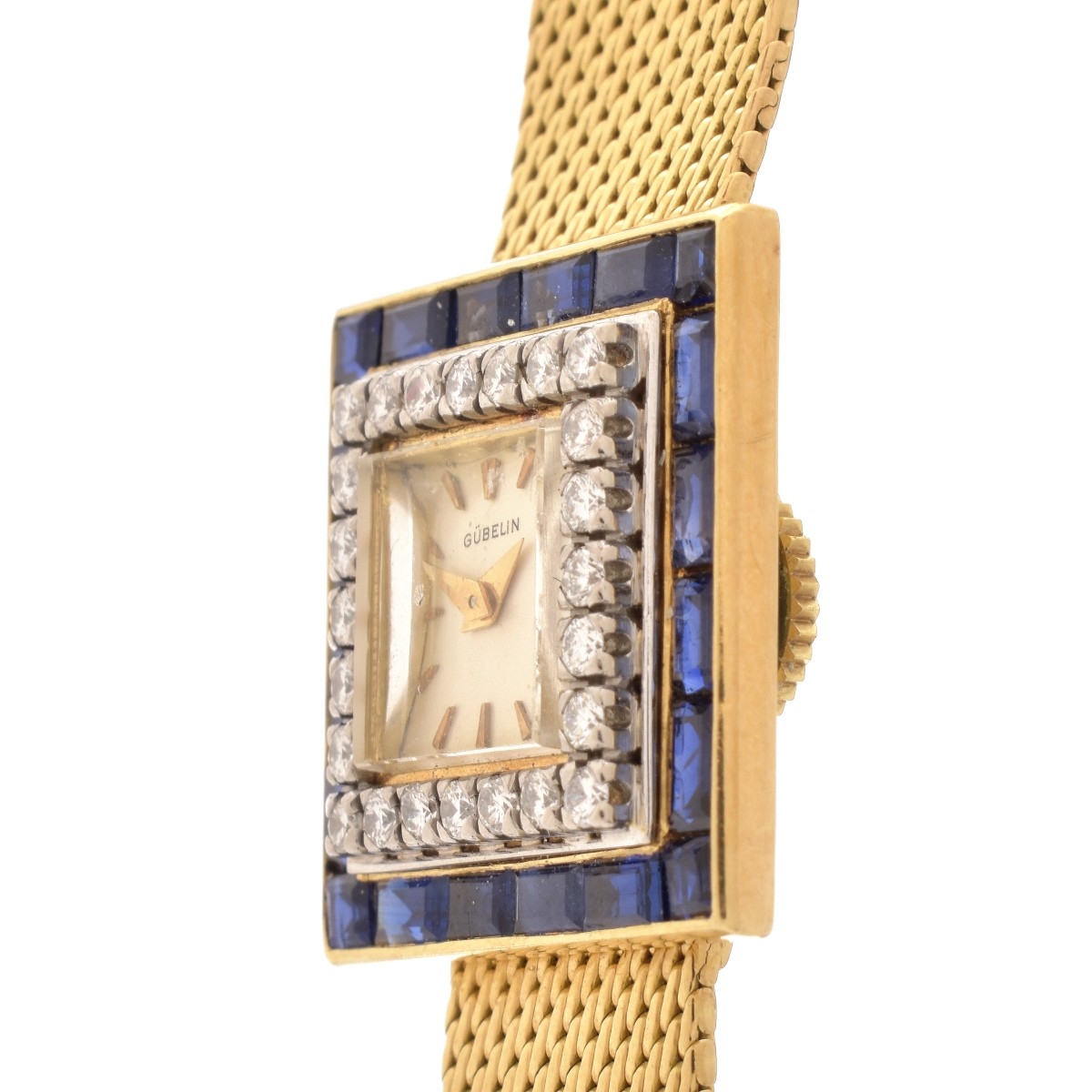 Gubelin Sapphire, Diamond and 14K Watch