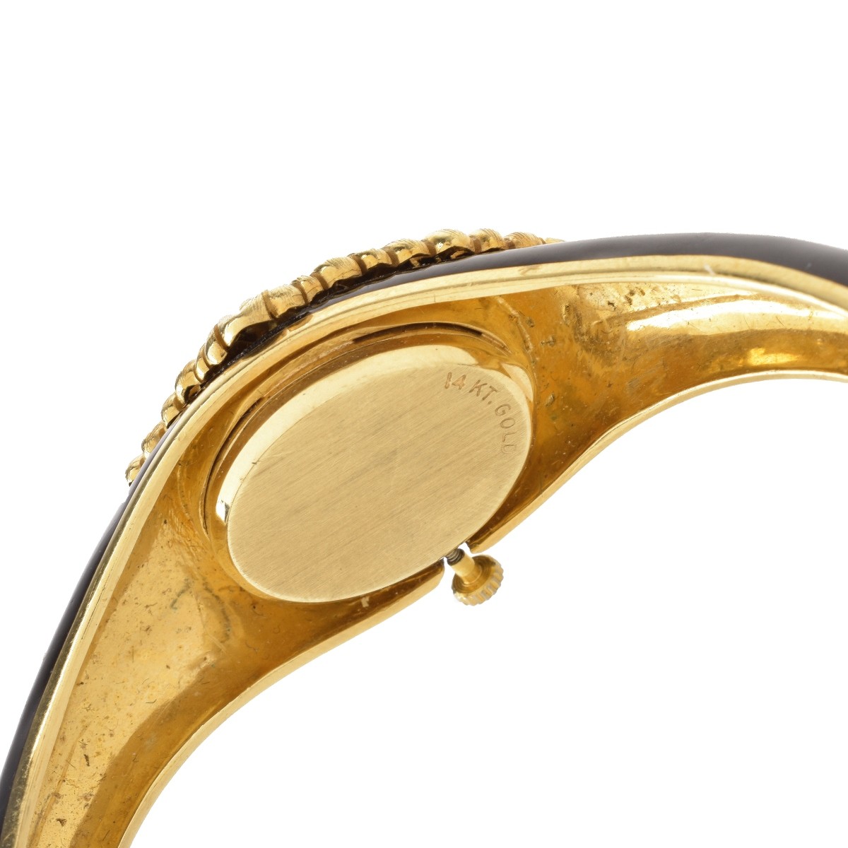 L'Etoile 14K and Enamel Watch