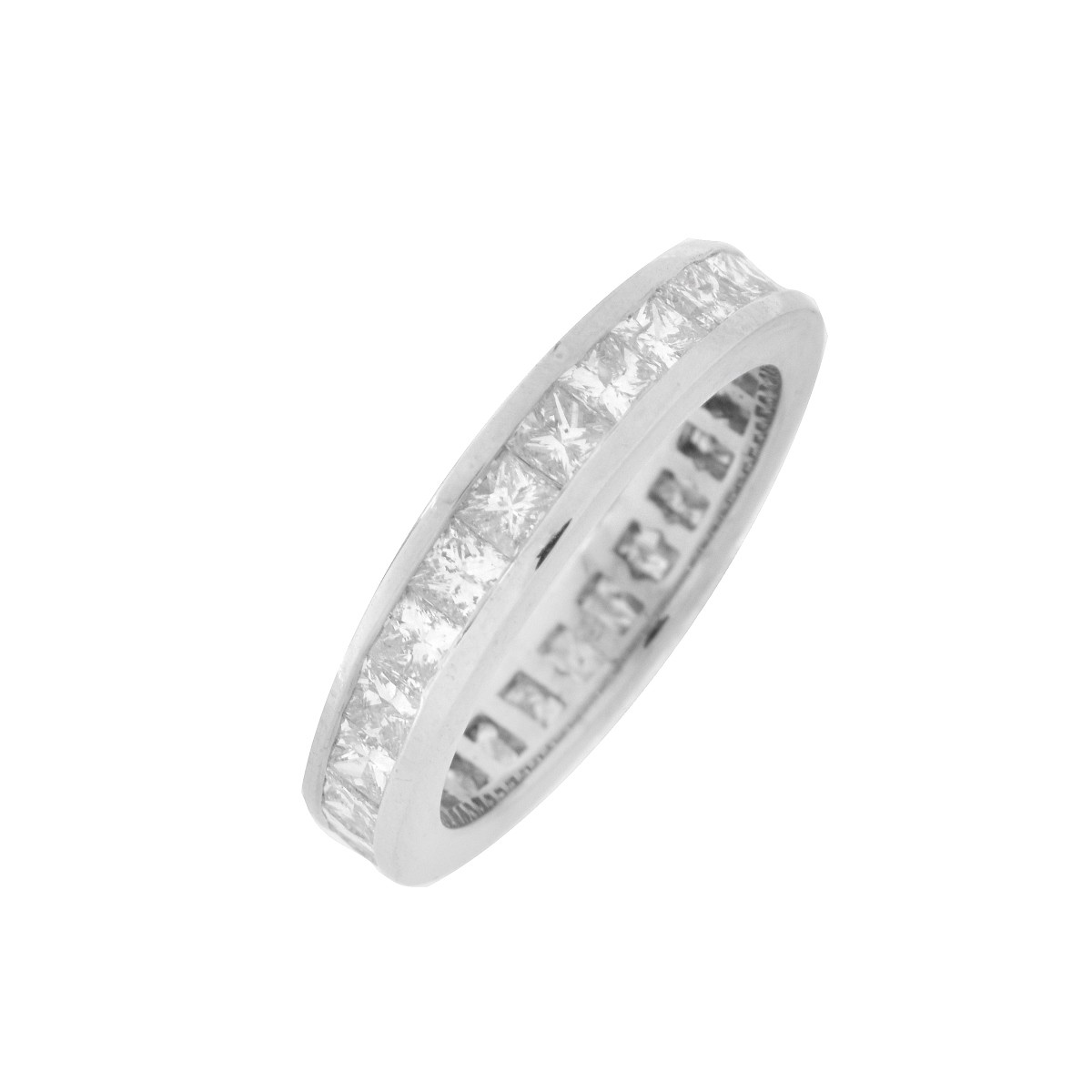 Diamond and 18K Wedding Band