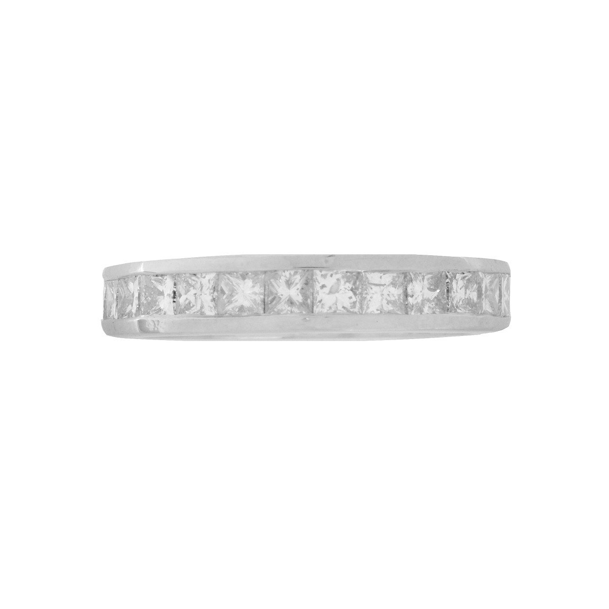 Diamond and 18K Wedding Band