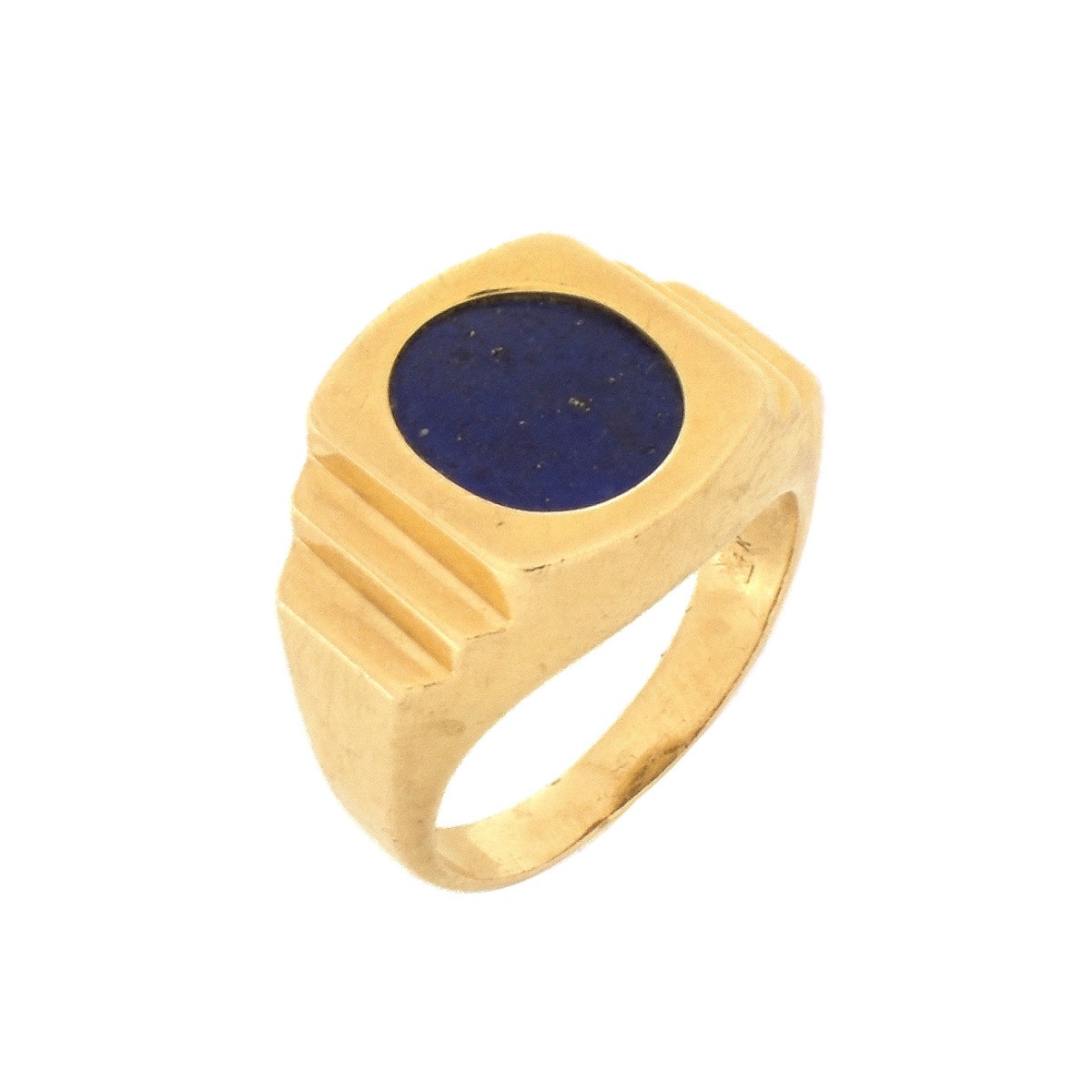 Lapis and 14K Ring