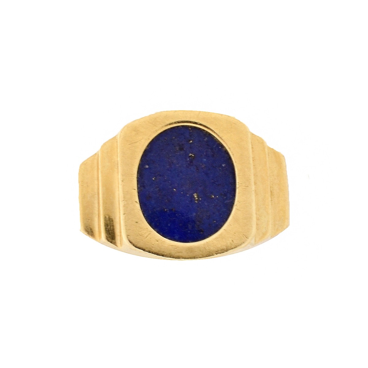 Lapis and 14K Ring