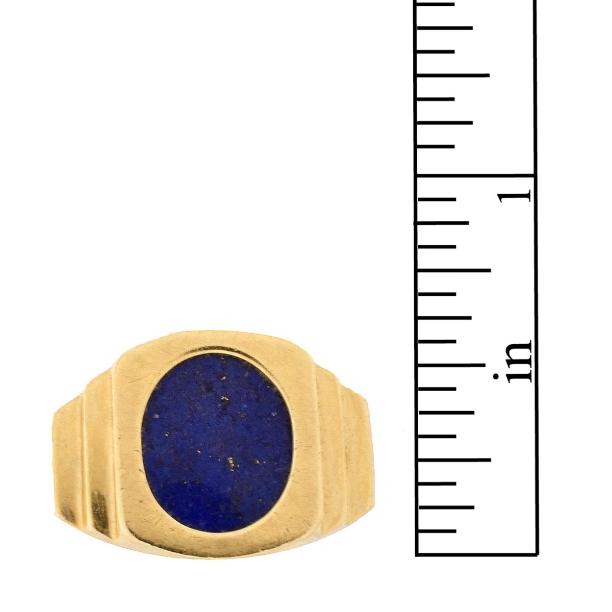 Lapis and 14K Ring