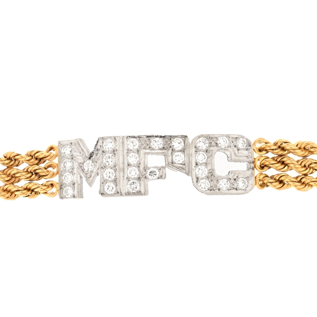 Diamond and 14K Bracelet
