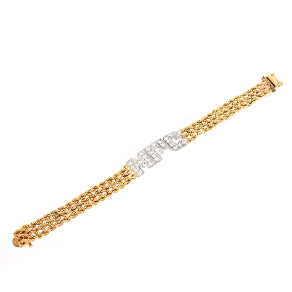 Diamond and 14K Bracelet