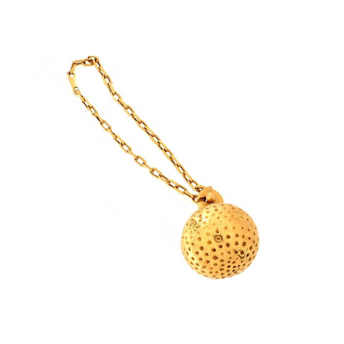 14K Golf Ball Fob