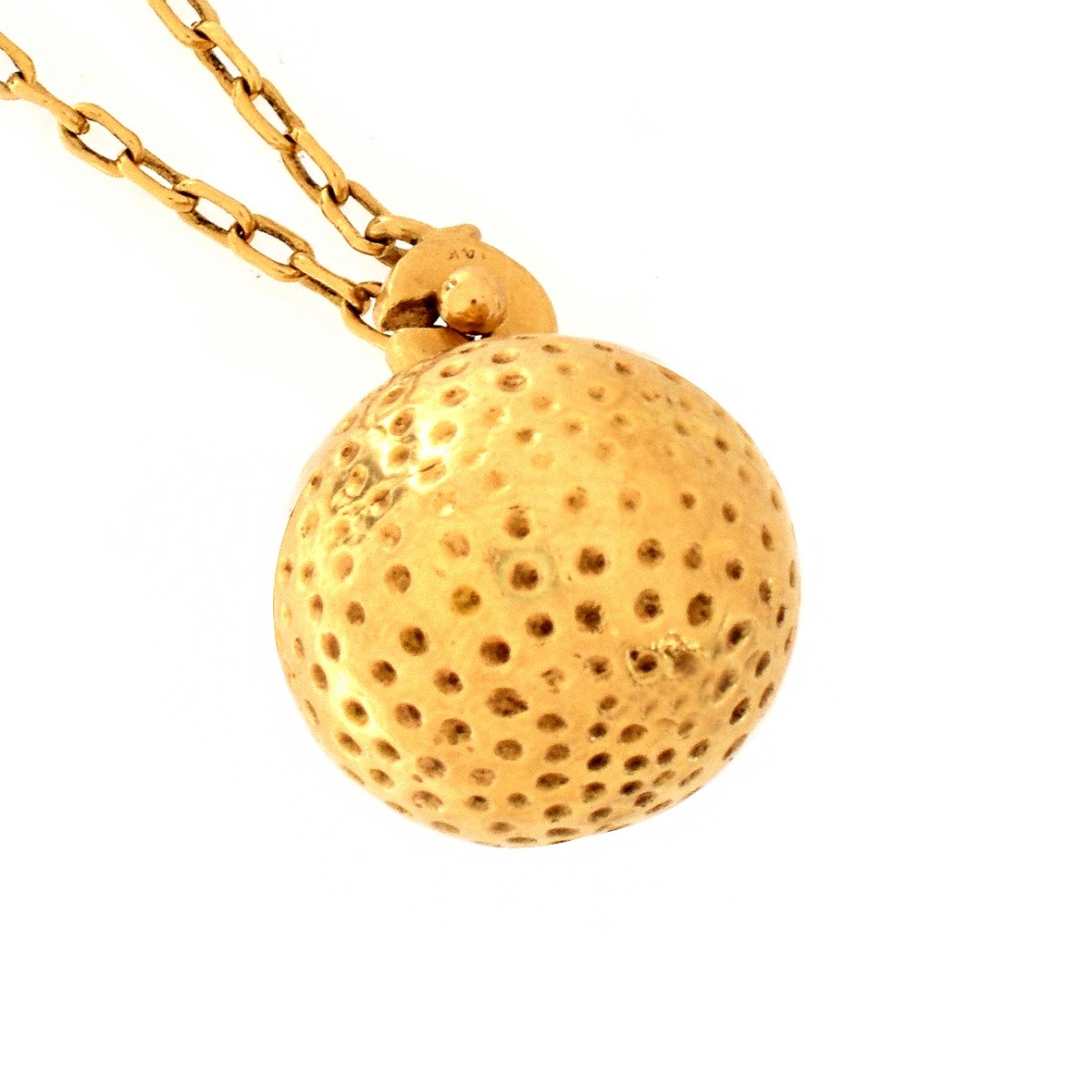 14K Golf Ball Fob