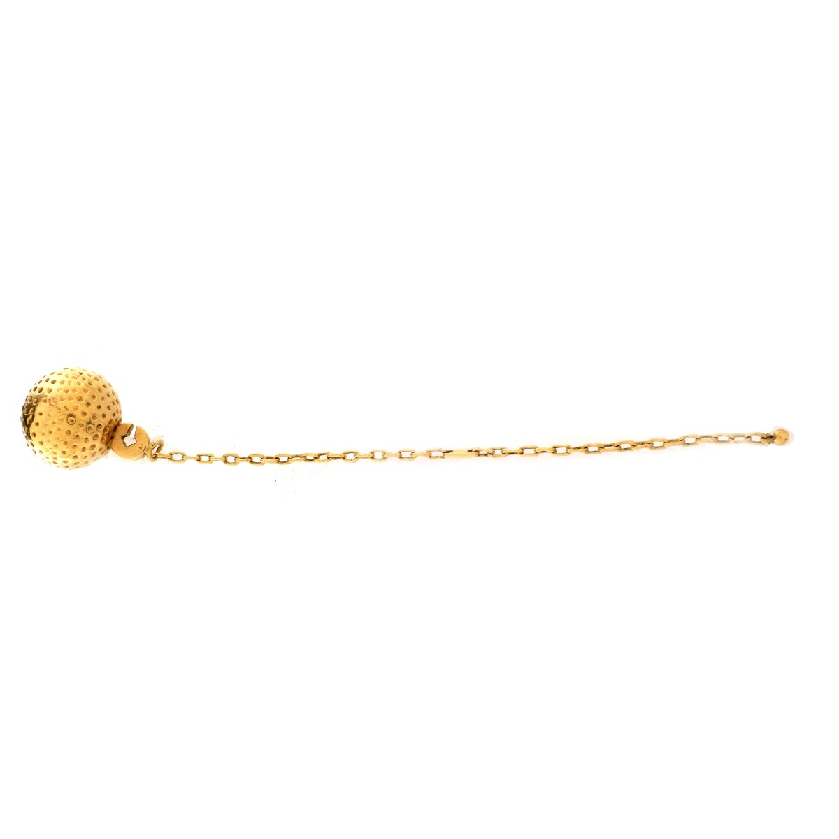 14K Golf Ball Fob