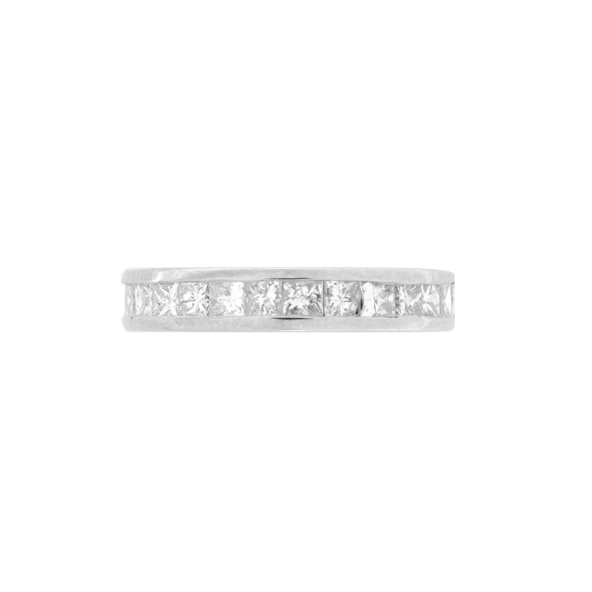 Diamond and 18K Wedding Band