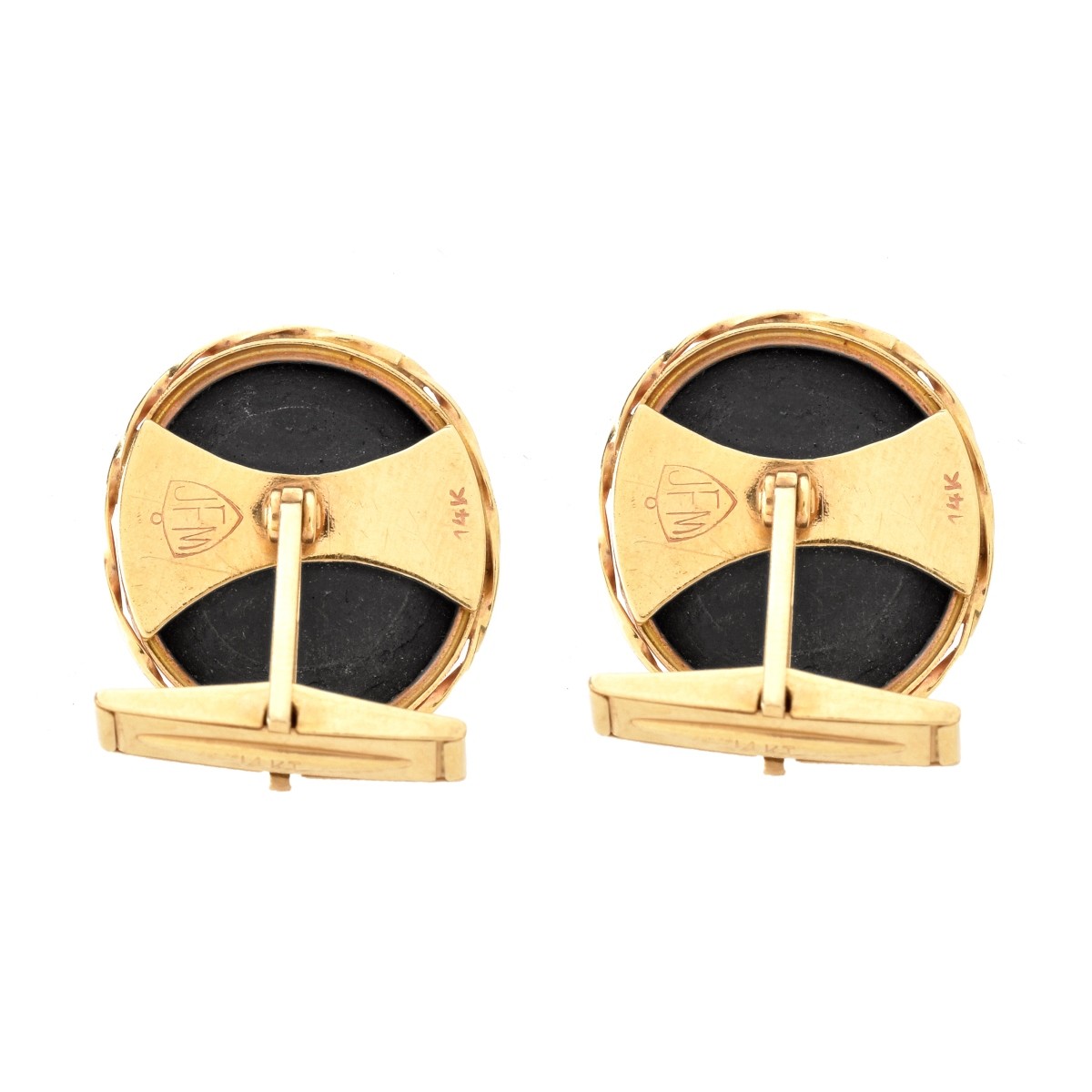 14K Intaglio Cufflinks