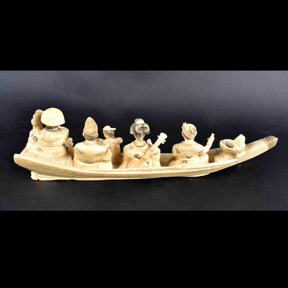 Chinese Ivory Boat