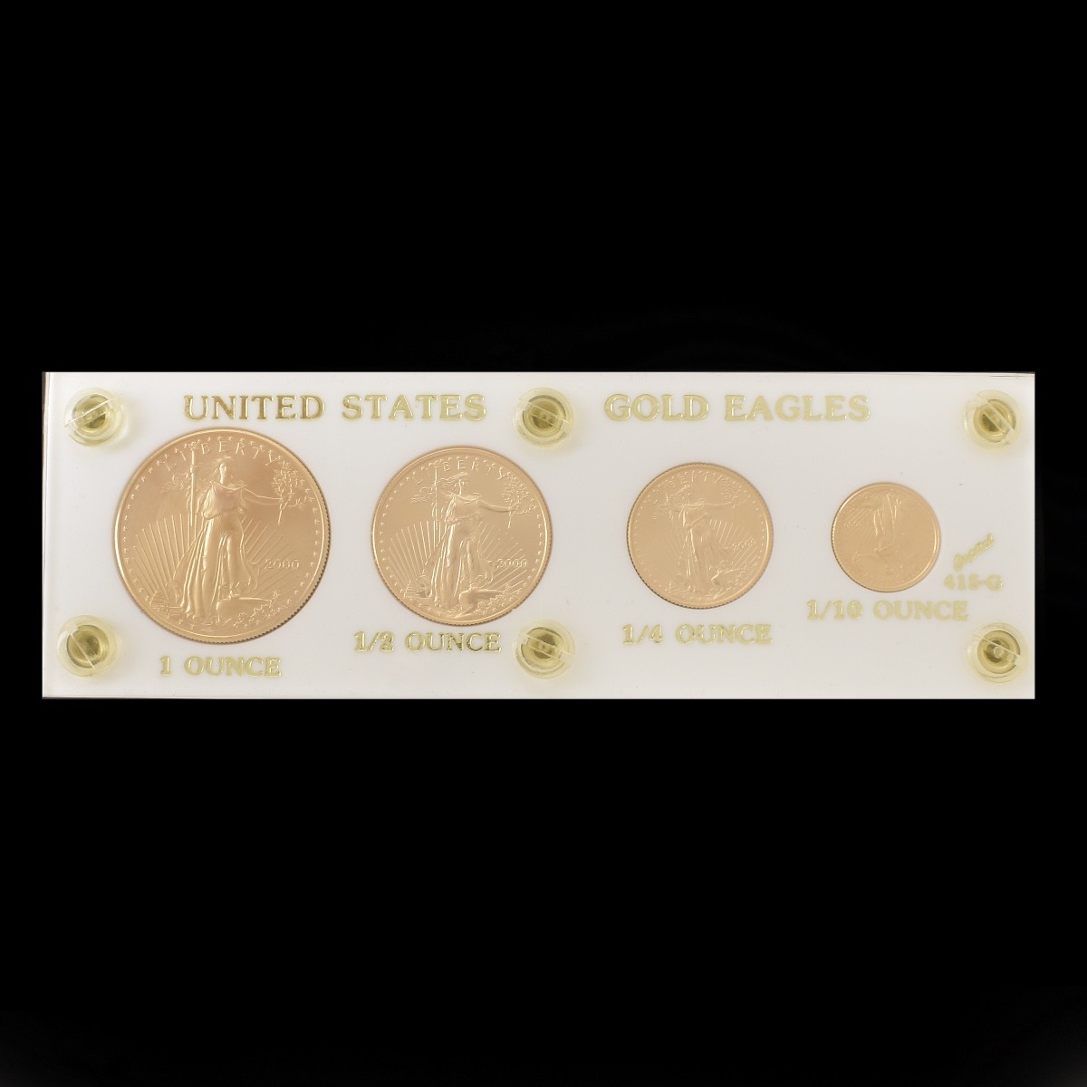 2000 US AMERICAN EAGLE PROOF GOLD SET