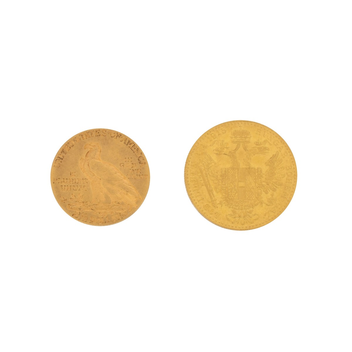 US and Austrian Gold Coins