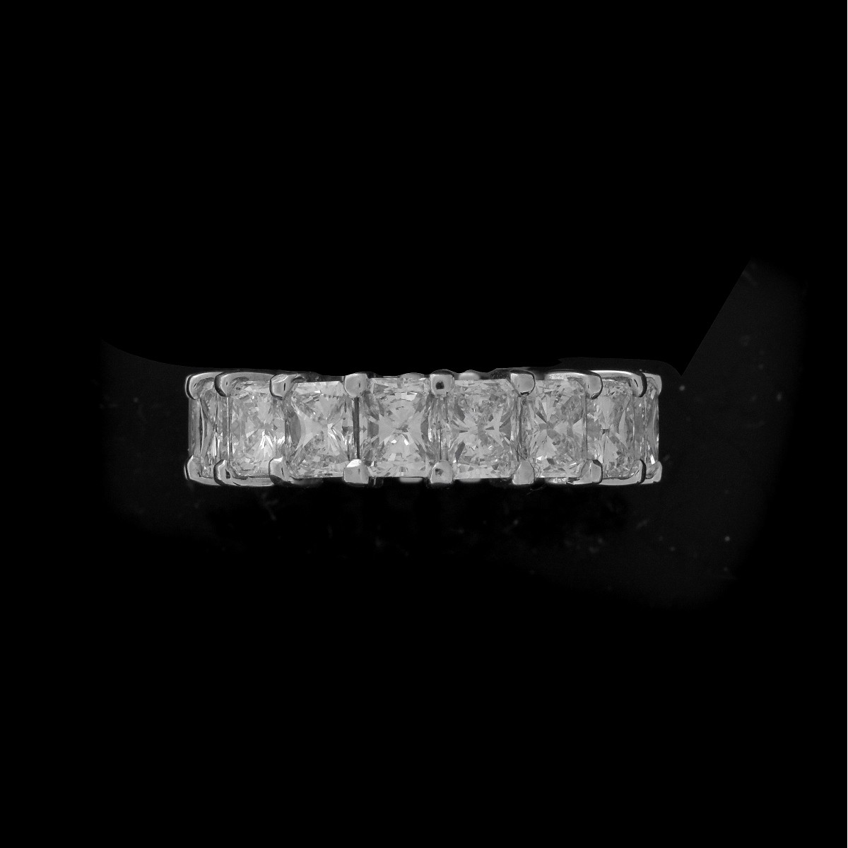 Diamond and Platinum Eternity Band